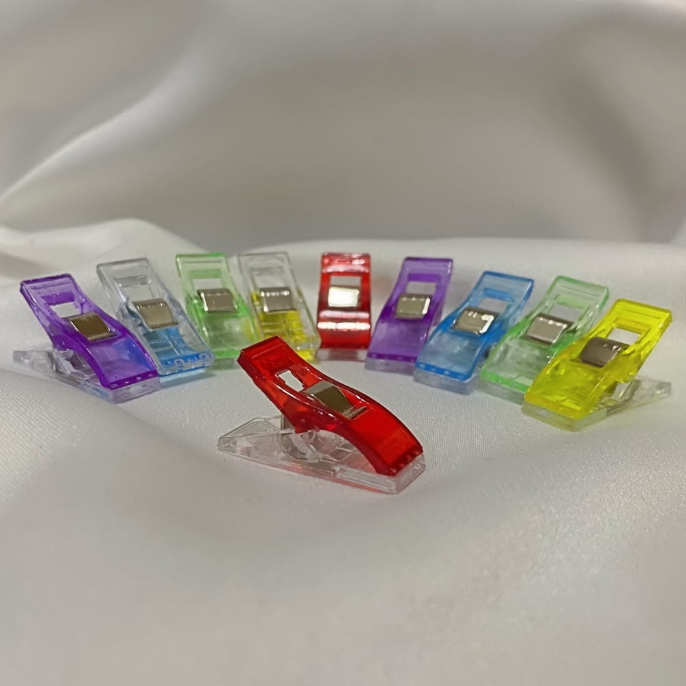 Clips Clipes de Costura Pequenos Coloridos para Patchwork e Quilting