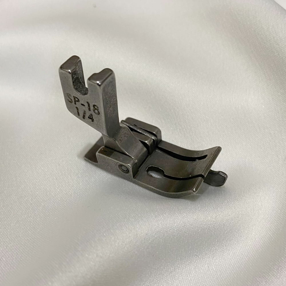 Pé Calcador Pesponto Com Guia 1/4 (6mm) - Maquina Industrial