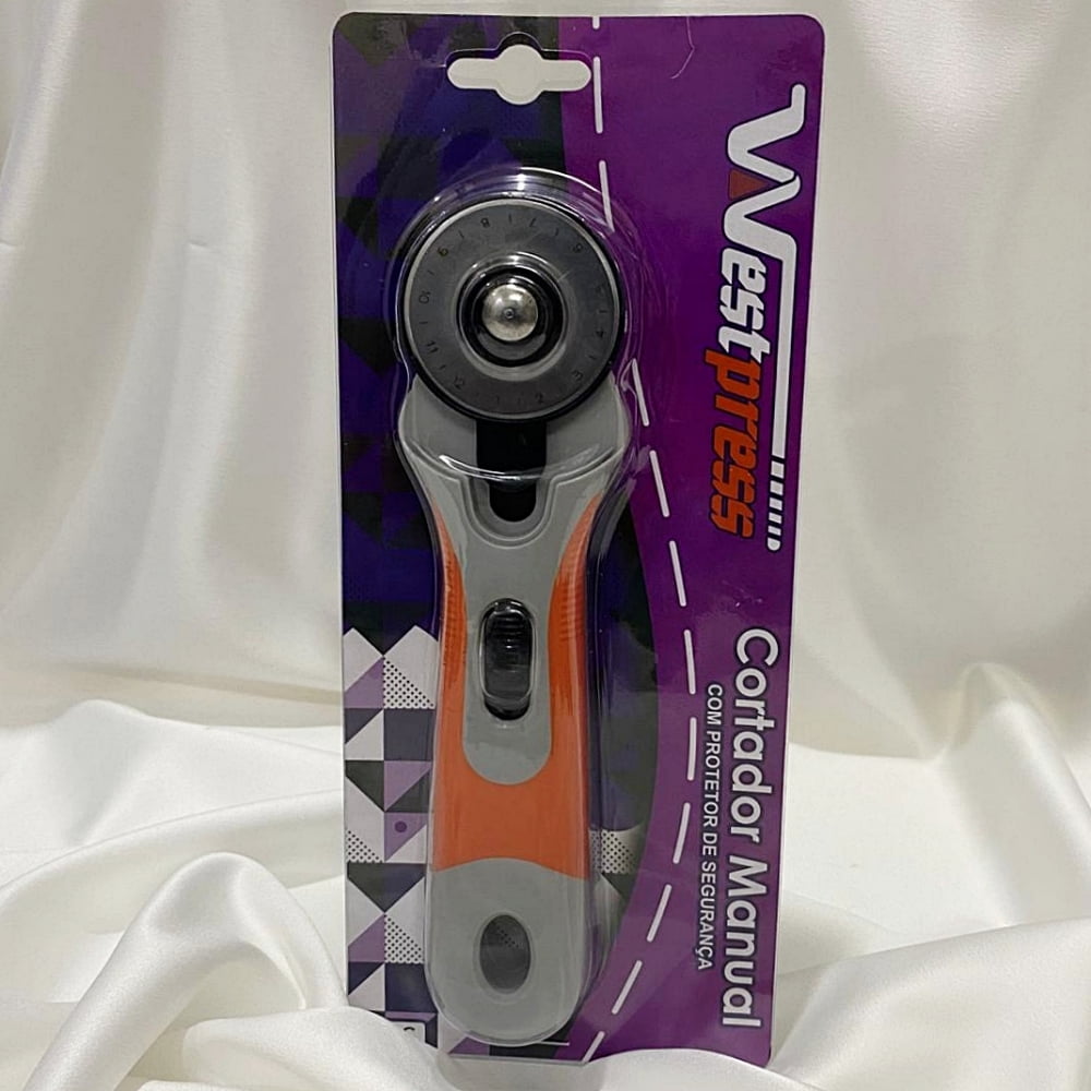 Cortador Manual Circular 45mm Westpress Laranja Cinza