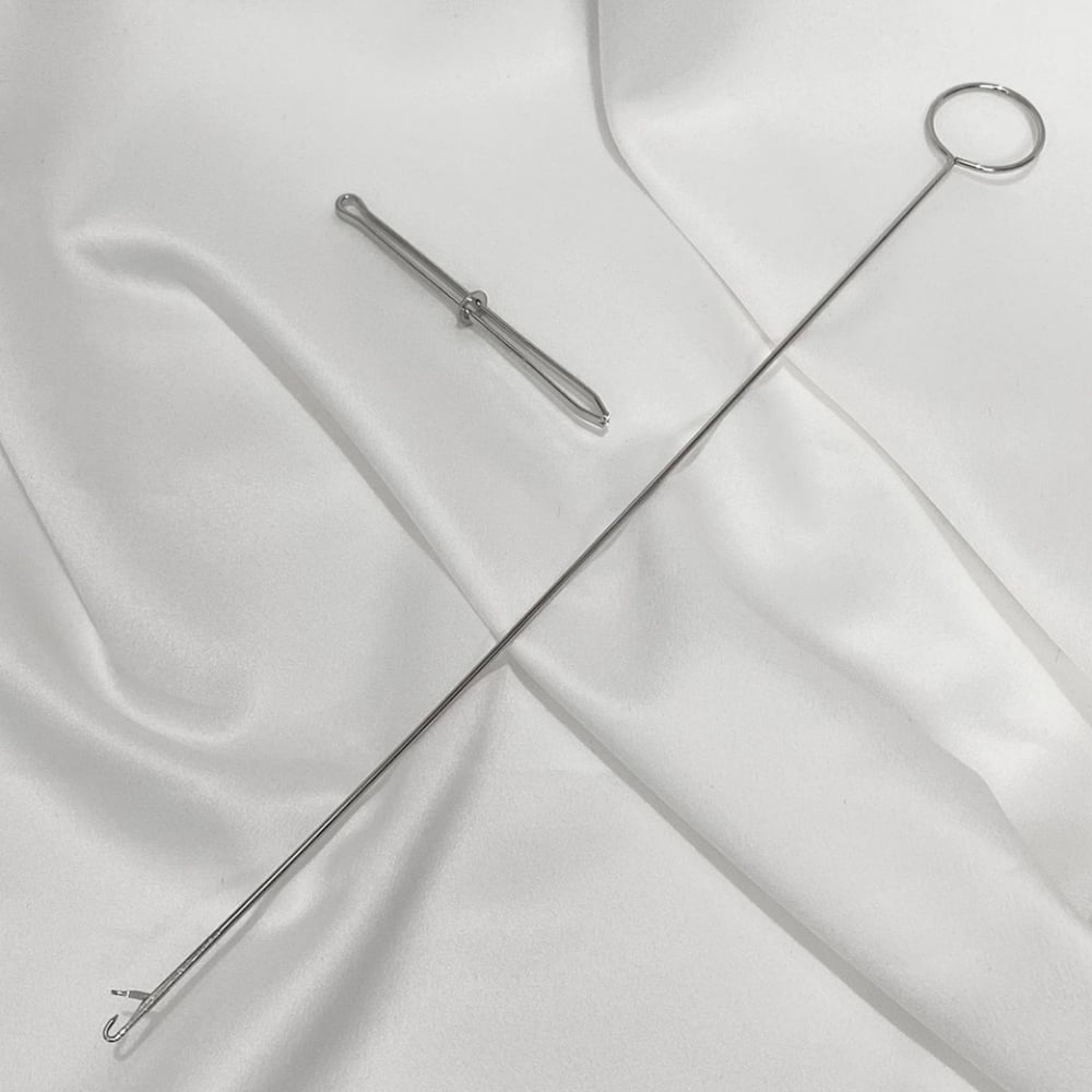 Kit Passador de Elástico ou Fita e Virador de Rolete