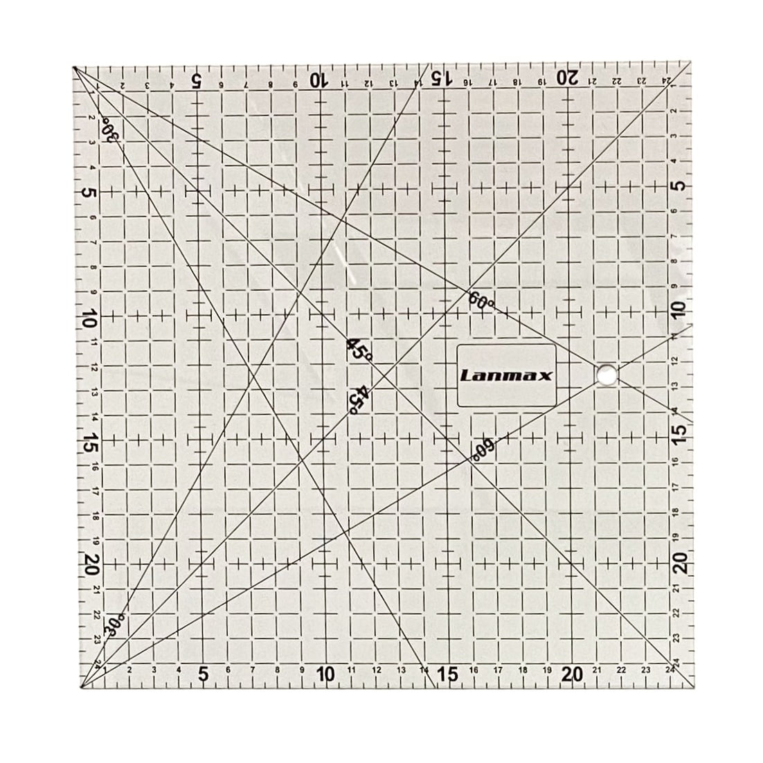 Regua Transparente 25x25 - Costura Criativa e Patchwork