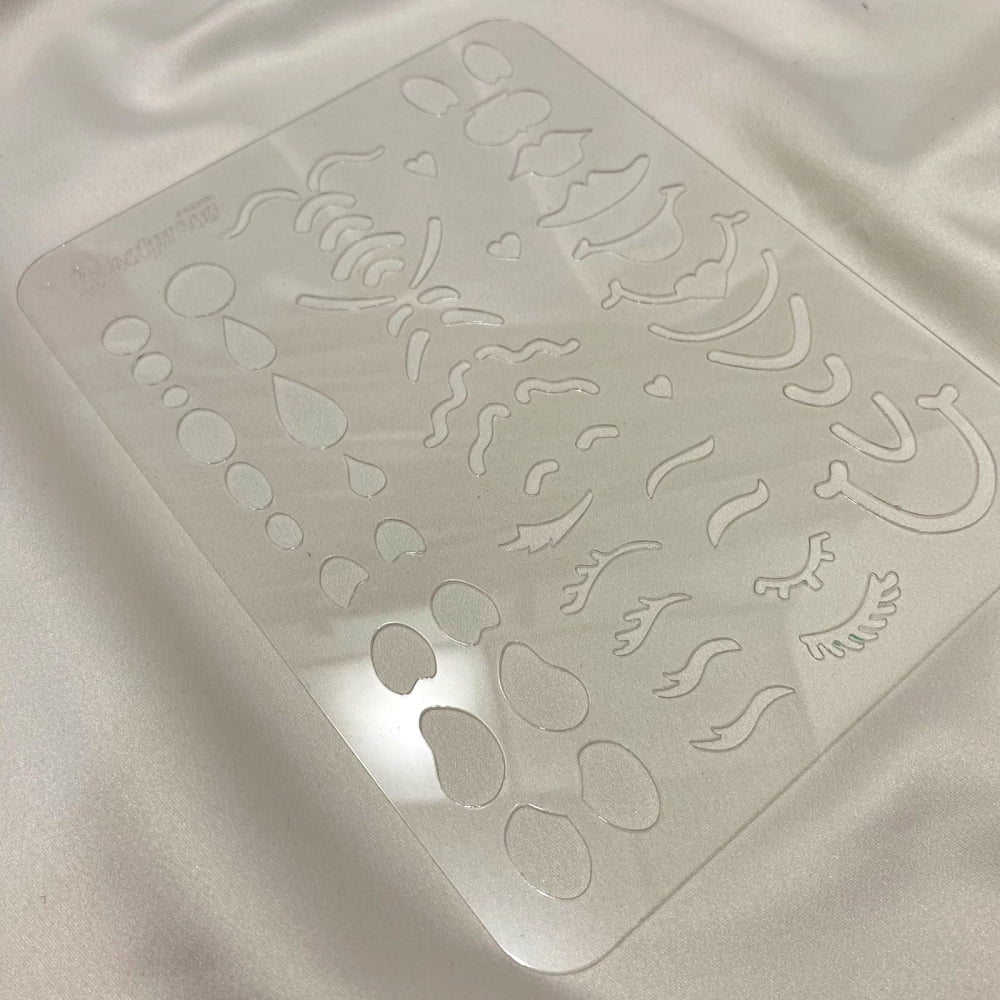 Regua Gabarito de Rosto para Boneca