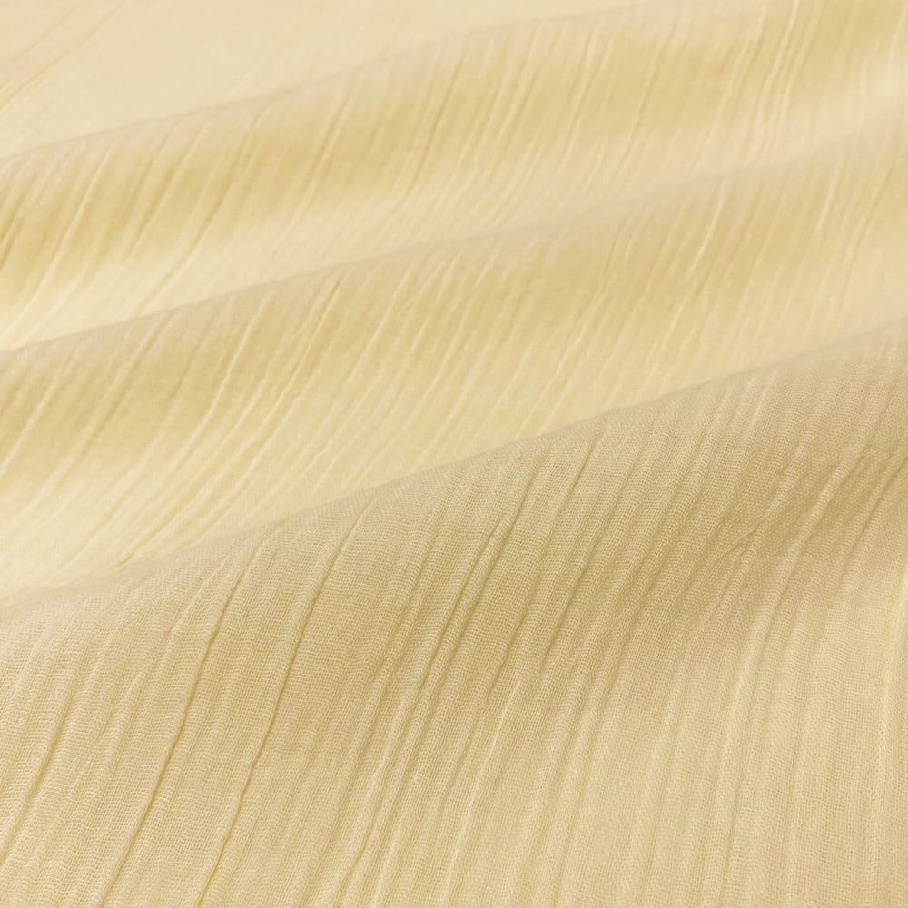 Tecido Algodão Cotton Plissado Amarelo
