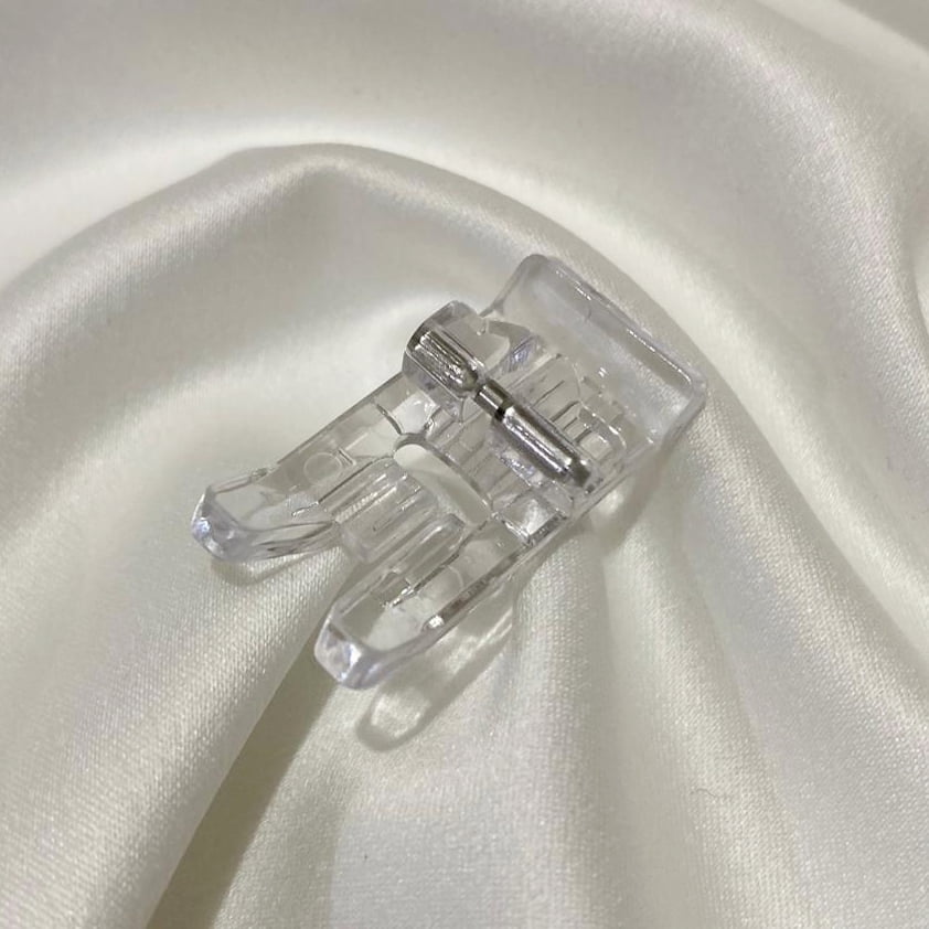 Pé Calcador Zig Zag Transparente Encaixe Estreito - Máquina Doméstica