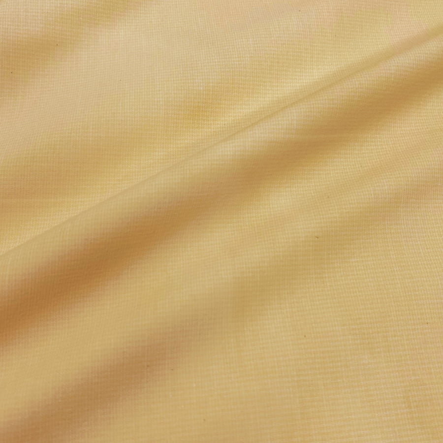 Tecido Tricoline Fio Tinto Nano Xadrez Amarelo Bebê