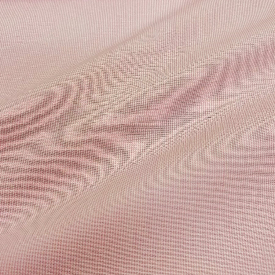 Tecido Tricoline Fio Tinto Nano Xadrez Rosa Bebê