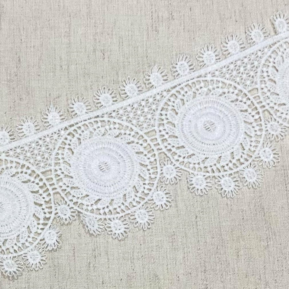 Renda Barra Branca Crussh 7329