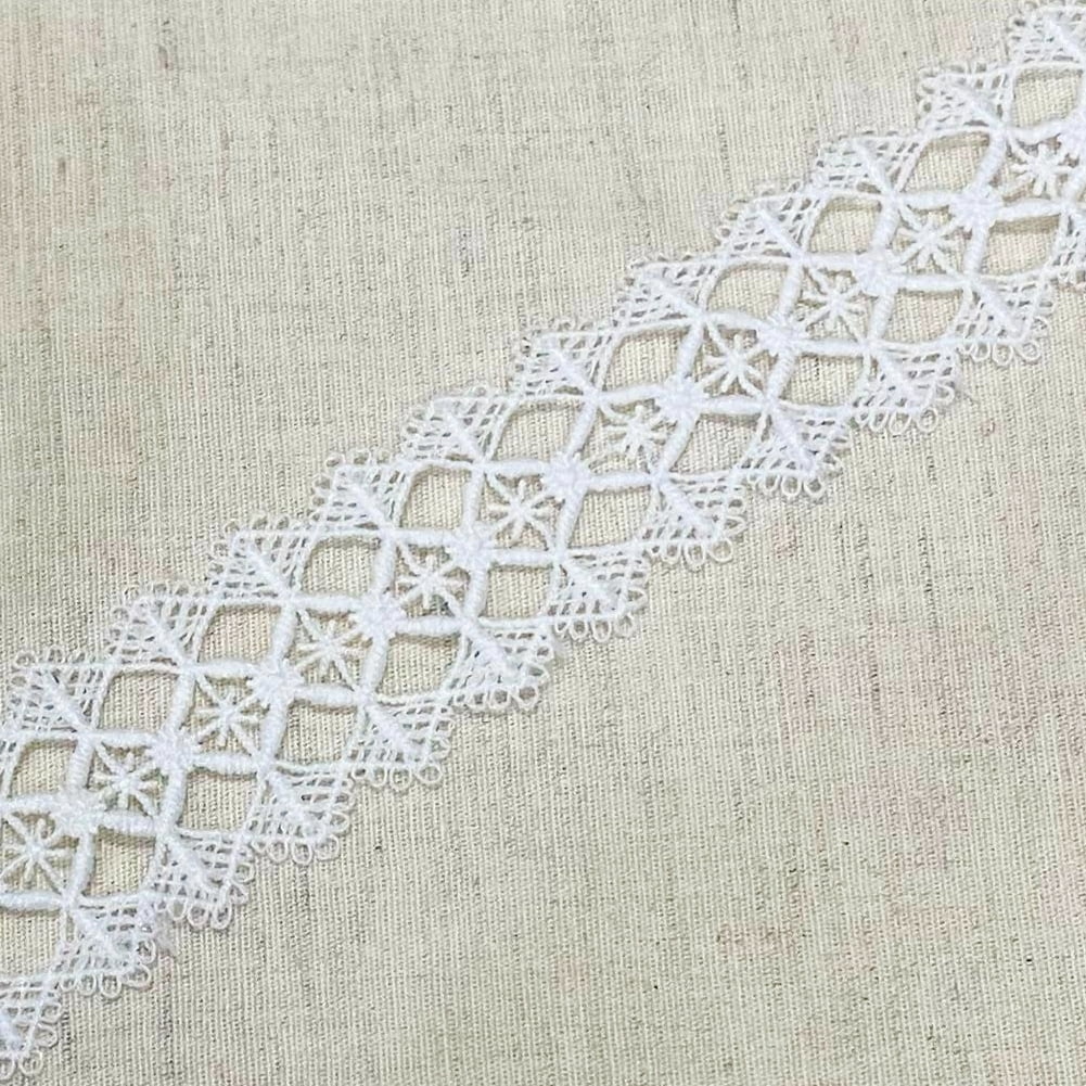 Renda Entremeio Branca Crussh 6909