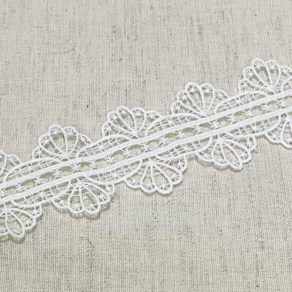 Renda Entremeio Branca Crussh 7564