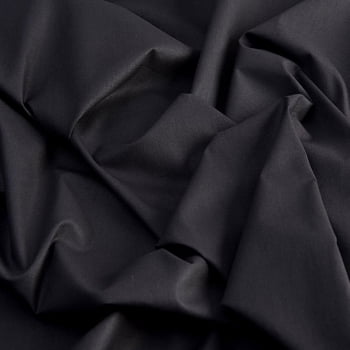 Tecido Tricoline Liso Preto Rimatex