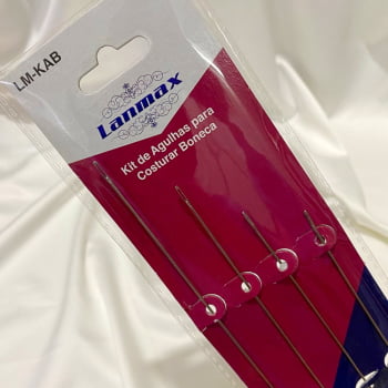 Kit Agulhas Extra Longa Para Boneca (10cm - 12cm - 15cm - 23cm) Lanmax