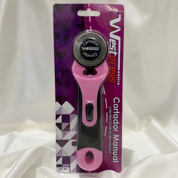 Cortador Manual Circular 45mm Westpress Rosa Cortador Manual Circular 45mm Westpress Rosa