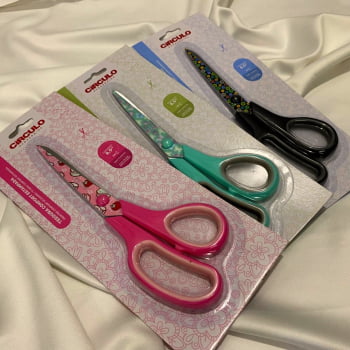 Tesoura Comfort Estampada © Círculo 8,5"