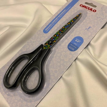 Tesoura Comfort Estampada © Círculo 8,5"