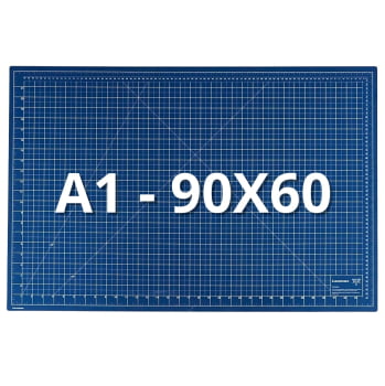 Base de Corte Dupla Face Azul Lanmax A1 90x60