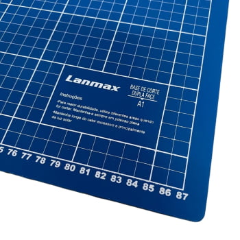 Base de Corte Dupla Face Azul Lanmax A1 90x60