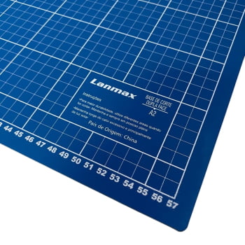 Base de Corte Dupla Face Azul Lanmax A2 60x45