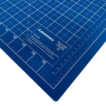 Base de Corte Dupla Face Azul Lanmax A3 45x30