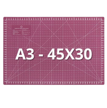 Base de Corte Dupla Face Rosa Newz A3 45x30