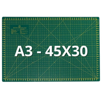 Base de Corte Dupla Face Verde Newz A3 45x30