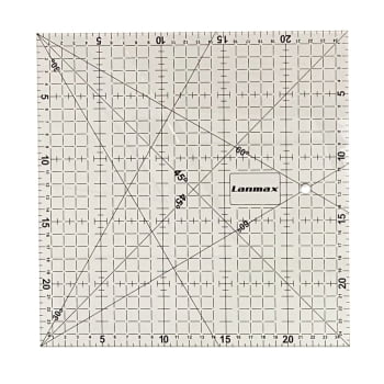 Regua Transparente 25x25 - Costura Criativa e Patchwork Regua Transparente 25x25 - Costura Criativa e Patchwork