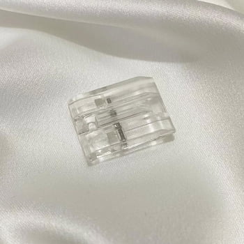 Pé Calcador Para Pregar Zíper Invisível Transparente - Maquina Domestica
