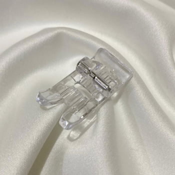 Pé Calcador Zig Zag Transparente Encaixe Estreito - Máquina Doméstica Pé Calcador Zig Zag Transparente Encaixe Estreito - Máquina Doméstica