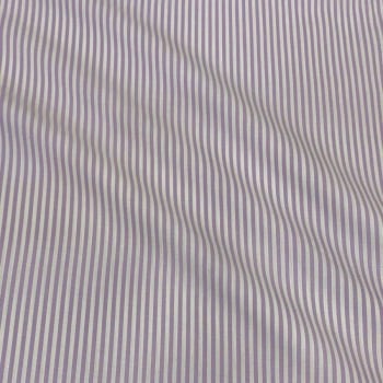 Tecido Tricoline Fio Tinto Listra Pequena Lilas