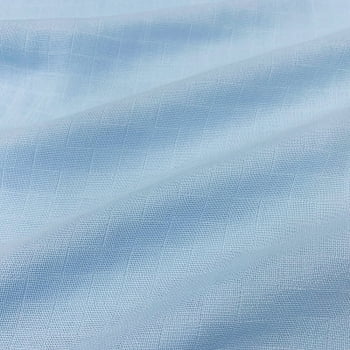 Tecido Fralda Quadriculada Lisa Azul Premium - 175g/m2