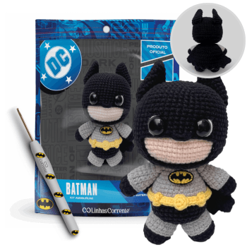 Kit Amigurumi Crochê DC Batman ™ Linhas Corrente