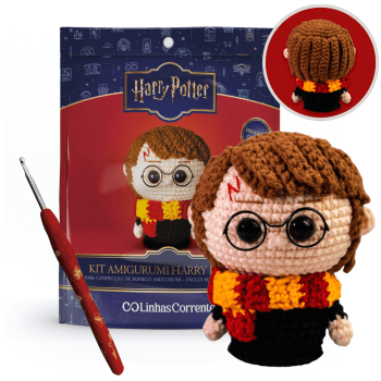 Kit Amigurumi Crochê Harry Potter ™ Linhas Corrente