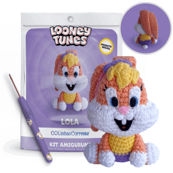 Kit Amigurumi Crochê Looney Tunes  Lola ™ Linhas Corrente