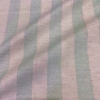 Tecido Linho Listras Pontilhadas Verde Tecido Linho Listras Pontilhadas Verde