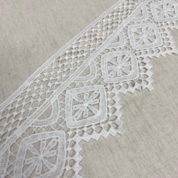 Renda Barra Branca Crussh 3246