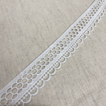 Renda Barra Branca Crussh 7027