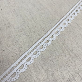 Renda Barra Branca Crussh 7038