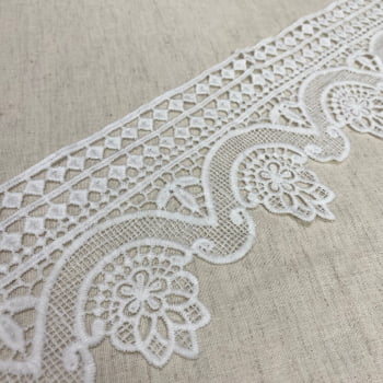 Renda Barra Branca Crussh 7450