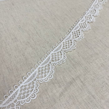 Renda Barra Branca Crussh 7558