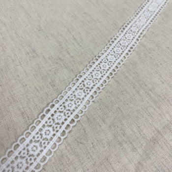Renda Entremeio Branca Crussh 8264
