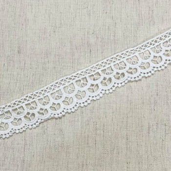Renda Barra Branca Crussh 7026