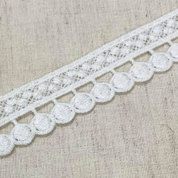 Renda Barra Branca Crussh 7220