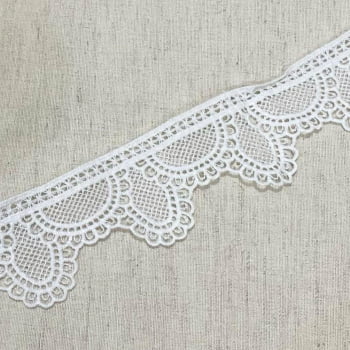 Renda Barra Branca Crussh 7271