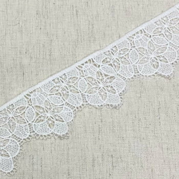 Renda Barra Branca Crussh 7303
