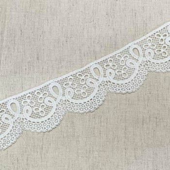 Renda Barra Branca Crussh 7574