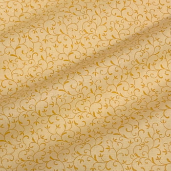 Tecido Tricoline Arabesco Amarelo Bebe Tom Sobre Tom (Basics & Colors) Tecido Tricoline Arabesco Amarelo Bebe Tom Sobre Tom (Basics & Colors)