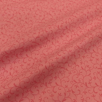 Tecido Tricoline Arabesco Rosa Goiaba Tom Sobre Tom (Basics & Colors) Tecido Tricoline Arabesco Rosa Goiaba Tom Sobre Tom (Basics & Colors)