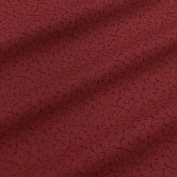 Tecido Tricoline Arabesco Vermelho Queimado Tom Sobre Tom (Basics & Colors) Tecido Tricoline Arabesco Vermelho Queimado Tom Sobre Tom (Basics & Colors)