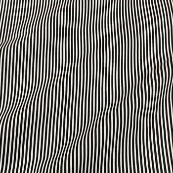 Tecido Tricoline Listras Pequena Preto