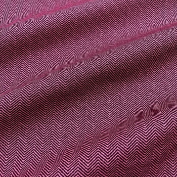 Tecido Tricoline Mini Chevron Rose Escuro Tom Sobre Tom (Basics & Colors)