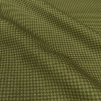 Tecido Tricoline Digital Micro Xadrez Verde Tecido Tricoline Digital Micro Xadrez Verde